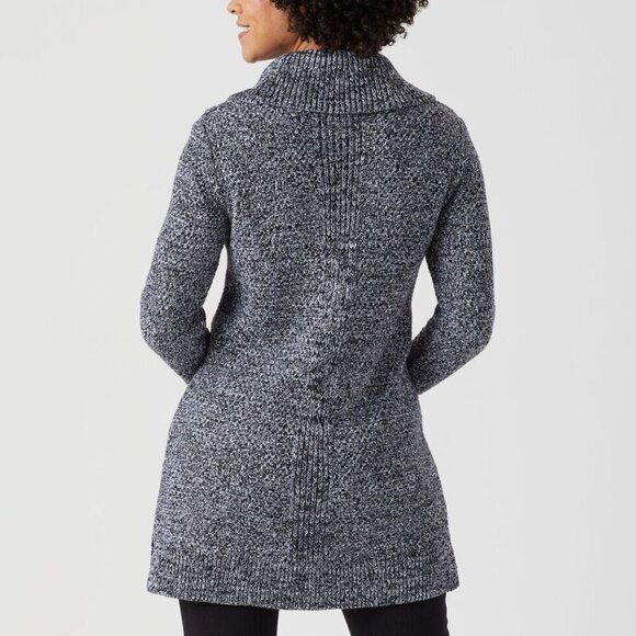 Duluth Trading Co. Heritage Cowl Neck Tunic Sweater – Size M - Picture 2 of 8